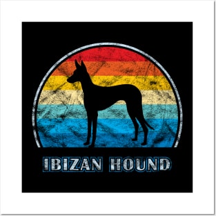 Ibizan Hound Vintage Design Dog Posters and Art